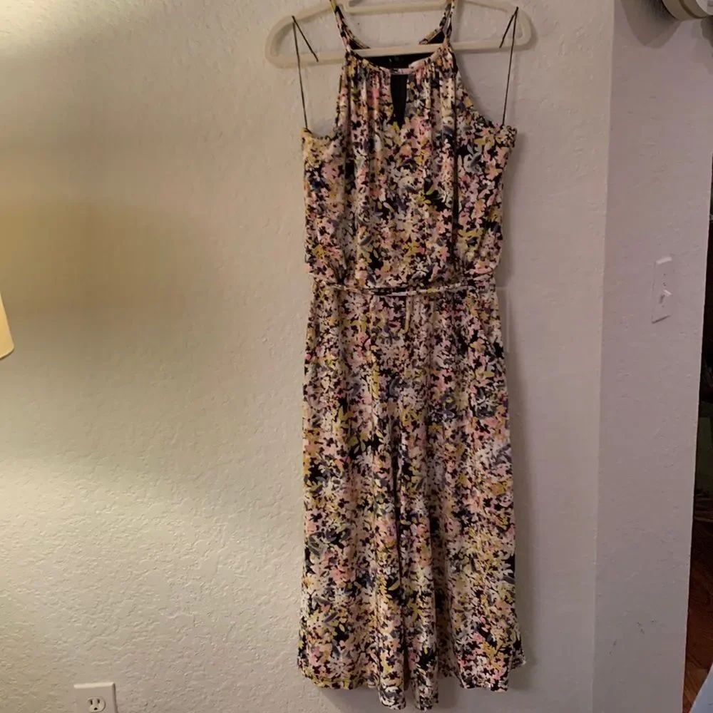 London Times Floral Blossom Print Jumpsuit Size 6